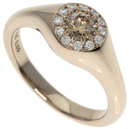 Kashikey Brown　Diamond Diamond Ring K18BG Ladies [Used]