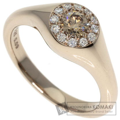 Kashikey Brown　Diamond Diamond Ring K18BG Ladies [Used]
