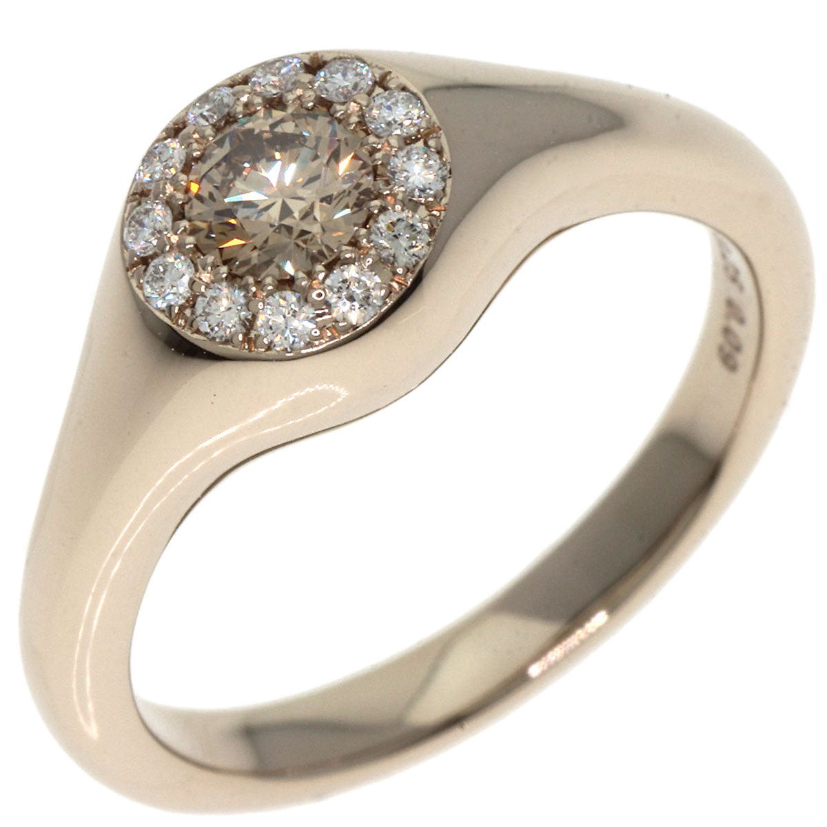 Kashikey Brown　Diamond Diamond Ring K18BG Ladies [Used]