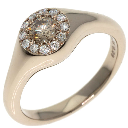 Kashikey Brown　Diamond Diamond Ring K18BG Ladies [Used]