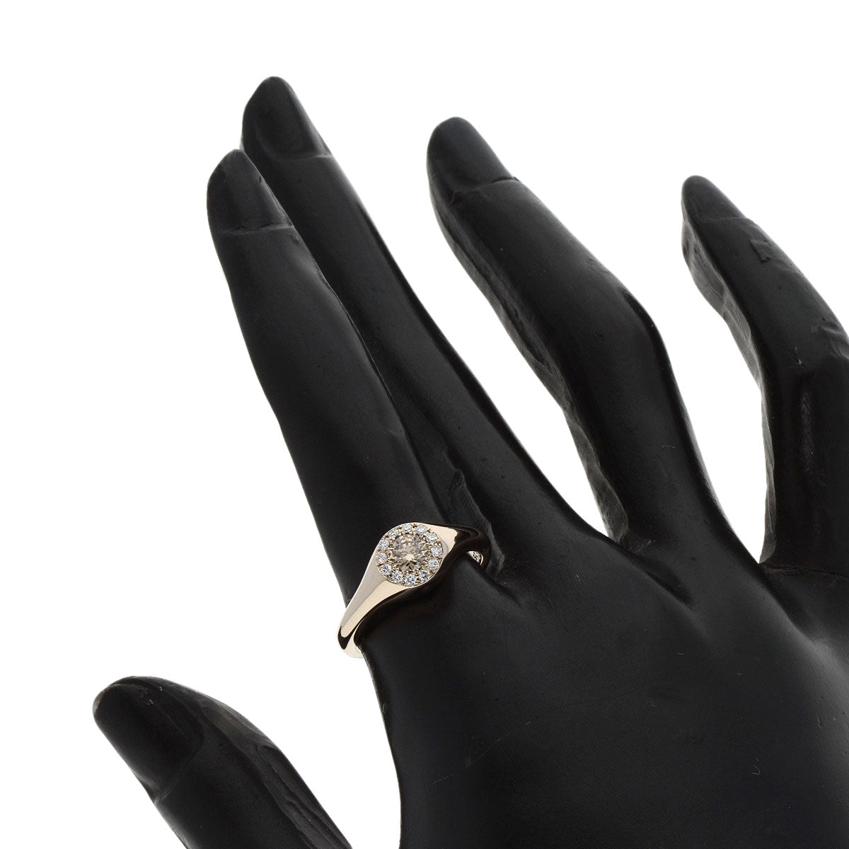 Kashikey Brown　Diamond Diamond Ring K18BG Ladies [Used]