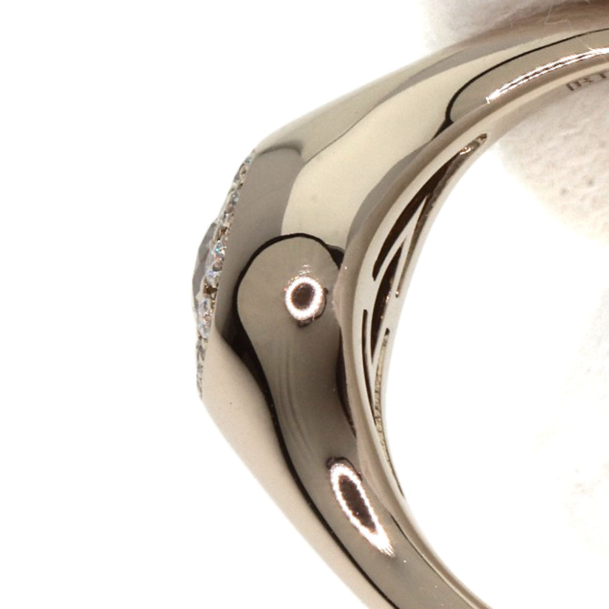 Kashikey Brown　Diamond Diamond Ring K18BG Ladies [Used]