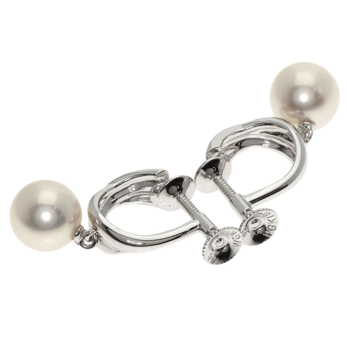 TASAKI Pearl Pearl Earring K18 White Gold Ladies [Used]