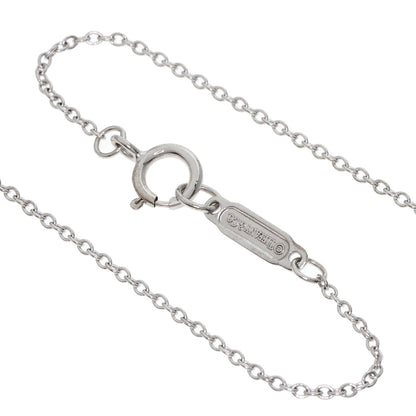 TIFFANY&Co.   Metro Heart Diamond Necklace  K18 White Gold Ladies [Used]