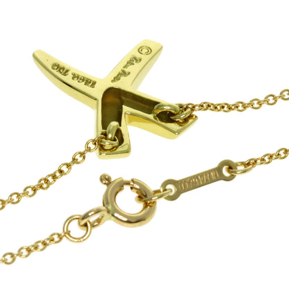 TIFFANY&Co. kiss Necklace K18 Yellow Gold Ladies [Used]