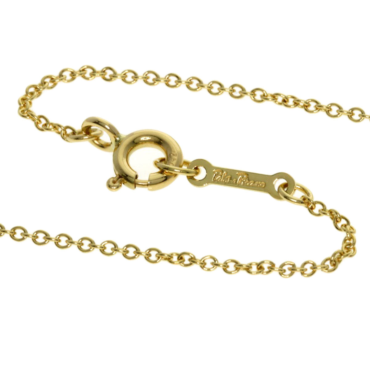 TIFFANY&Co. kiss Necklace K18 Yellow Gold Ladies [Used]