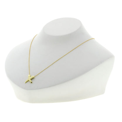TIFFANY&Co. kiss Necklace K18 Yellow Gold Ladies [Used]