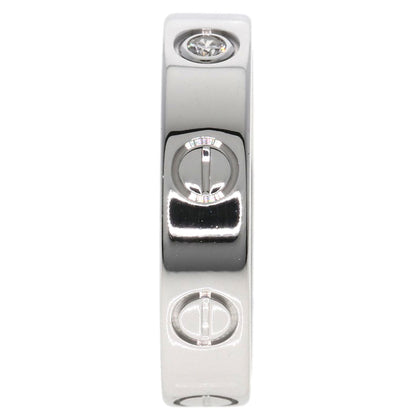 CARTIER love ring 1P Diamond #47 Ring K18 White Gold Ladies [Used]