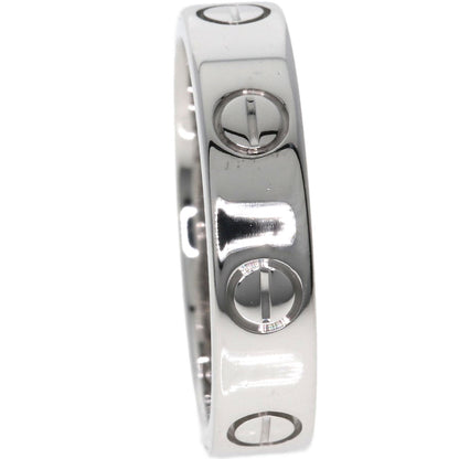 CARTIER love ring 1P Diamond #47 Ring K18 White Gold Ladies [Used]