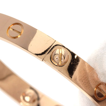 CARTIER LOVE Bracelets Pink Sapphire with Driver #16 Bracelet K18 Pink Gold Ladies [Used]