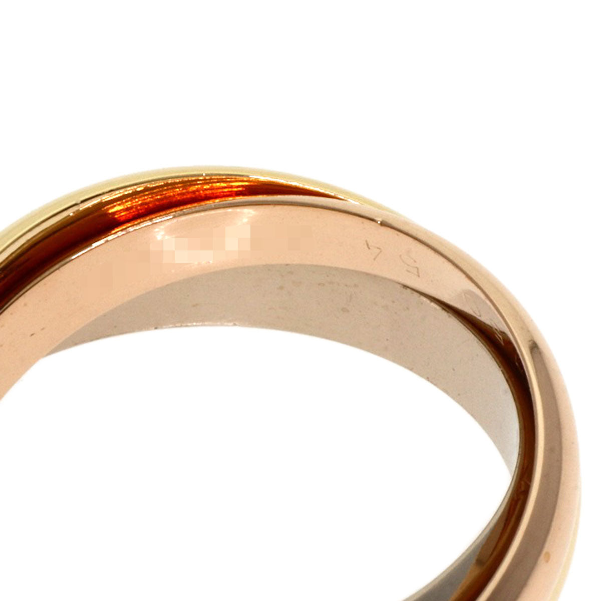 CARTIER Trinity #54 Ring K18 Yellow Gold K18 White GoldLadies [Used]