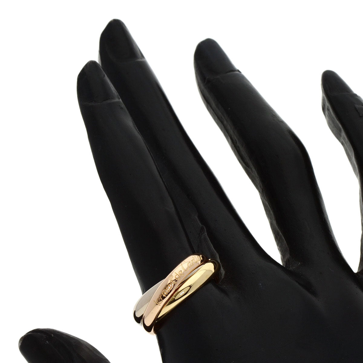CARTIER Trinity #54 Ring K18 Yellow Gold K18 White GoldLadies [Used]