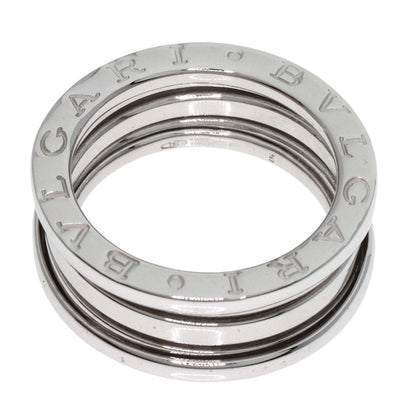 BVLGARI   B.zero1 2 band #50 Ring  K18 White Gold Ladies [Used]