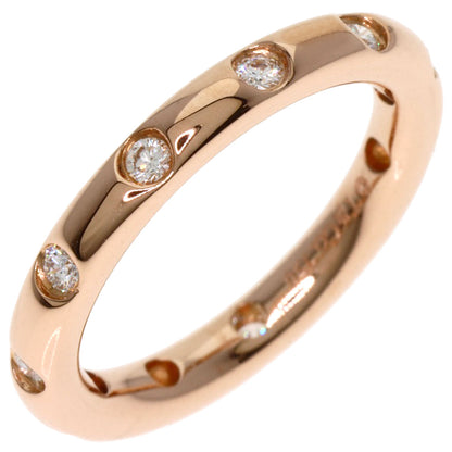 TIFFANY&Co. Stacking Band 11P Diamond Ring K18 Pink Gold Ladies [Used]