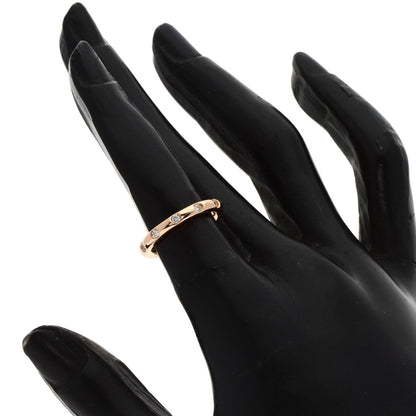 TIFFANY&Co. Stacking Band 11P Diamond Ring K18 Pink Gold Ladies [Used]