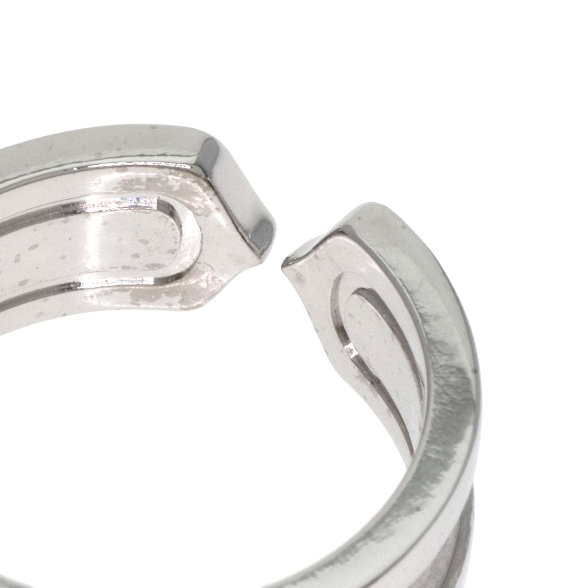 CARTIER C2 Diamond #48 Ring K18 White Gold Ladies [Used]