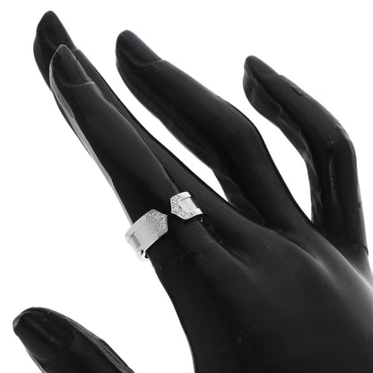 CARTIER C2 Diamond #48 Ring K18 White Gold Ladies [Used]