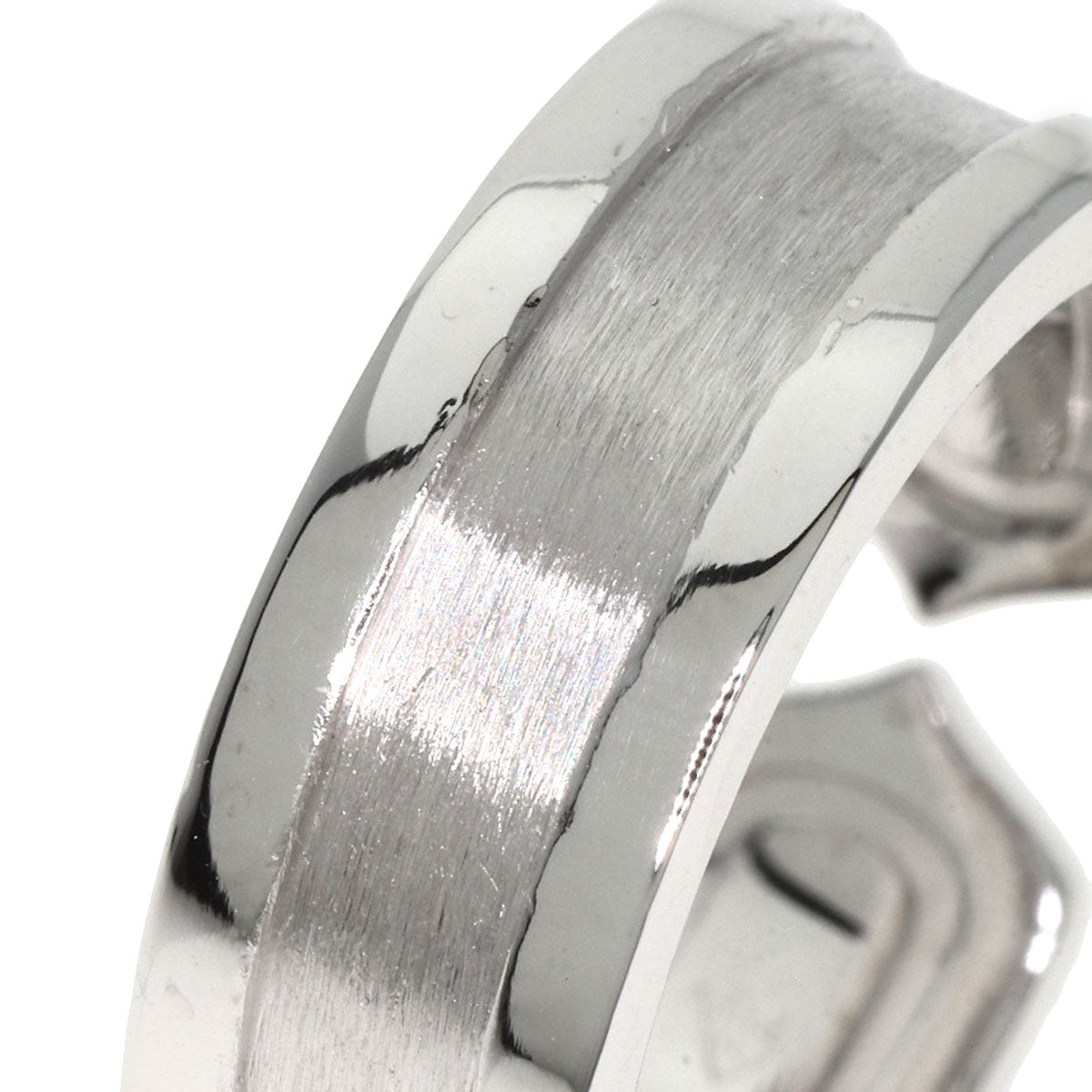 CARTIER C2 Diamond #48 Ring K18 White Gold Ladies [Used]