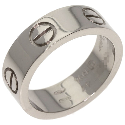 CARTIER love ring #47 Ring K18 White Gold Ladies [Used]
