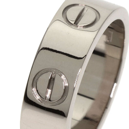 CARTIER love ring #47 Ring K18 White Gold Ladies [Used]