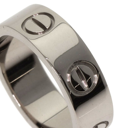 CARTIER love ring #47 Ring K18 White Gold Ladies [Used]