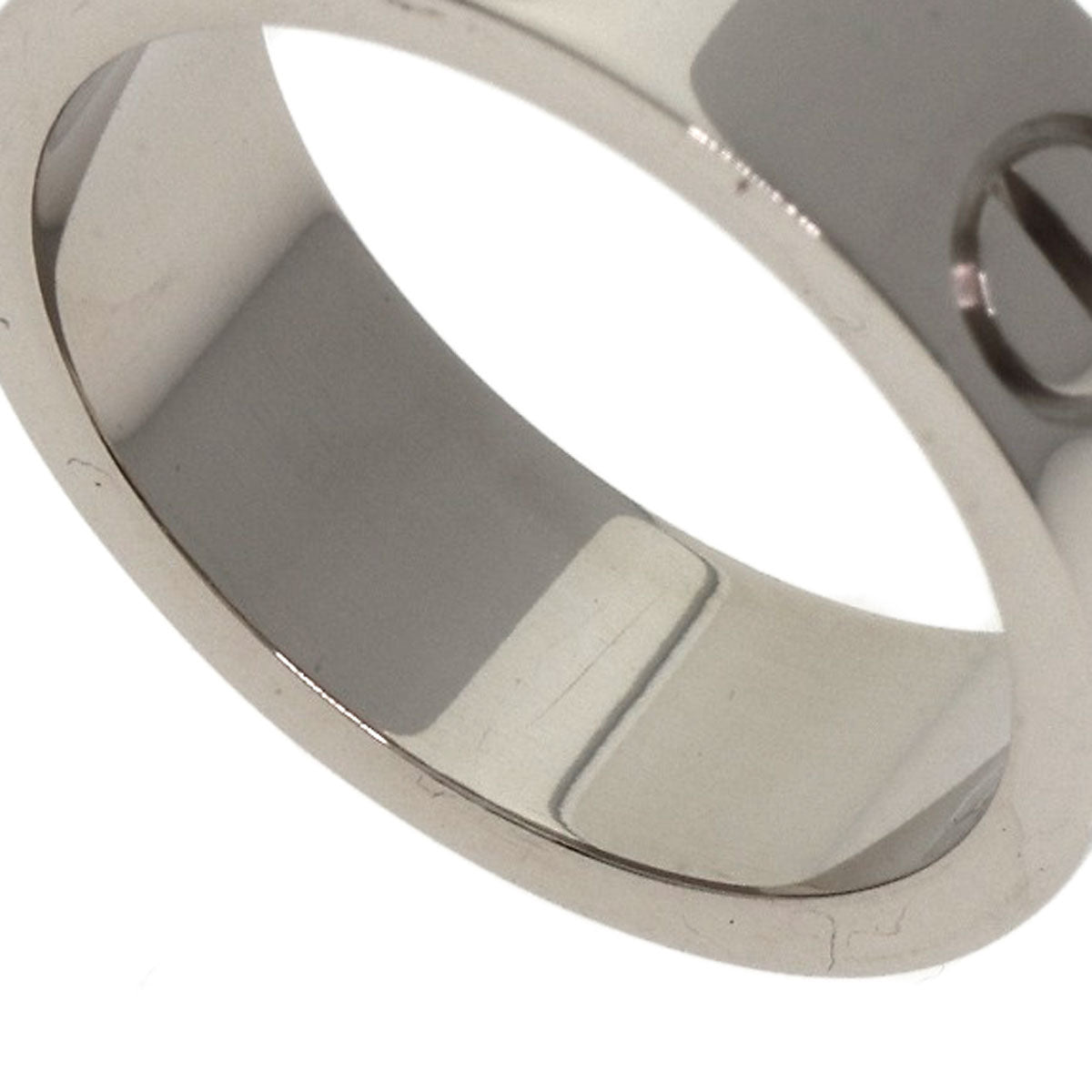 CARTIER love ring #47 Ring K18 White Gold Ladies [Used]