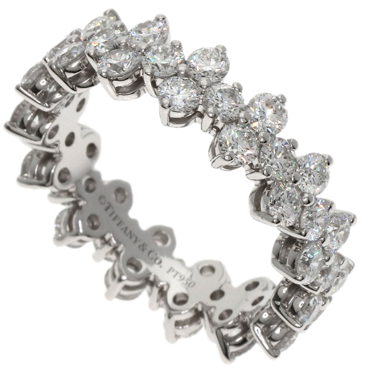 TIFFANY&Co. Aria Full Eternity Diamond Ring Platinum PT950 Ladies [Used]