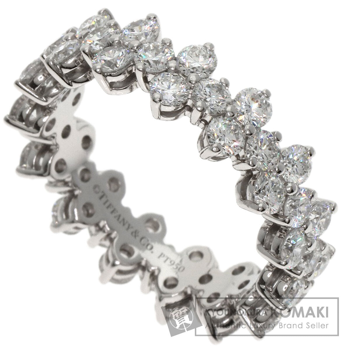 TIFFANY&Co. Aria Full Eternity Diamond Ring Platinum PT950 Ladies [Used]