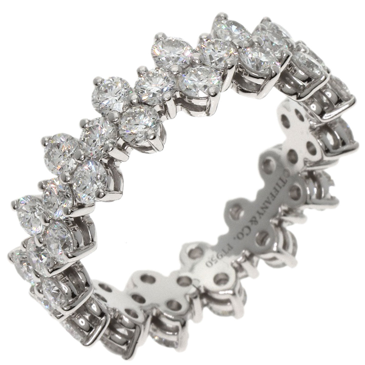 TIFFANY&Co. Aria Full Eternity Diamond Ring Platinum PT950 Ladies [Used]