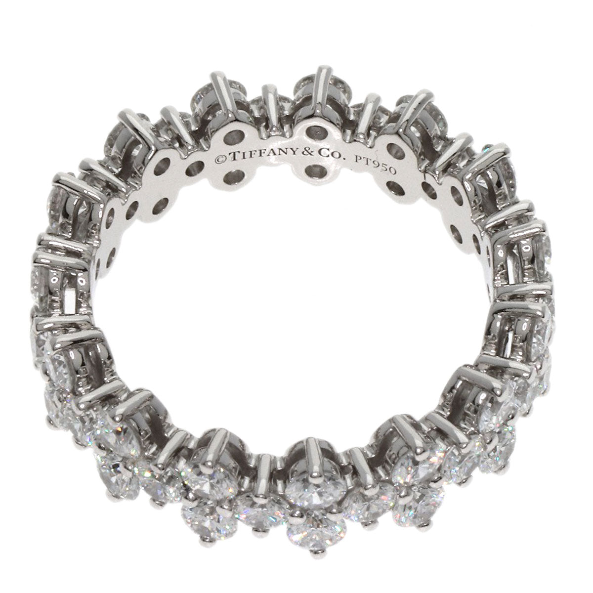 TIFFANY&Co. Aria Full Eternity Diamond Ring Platinum PT950 Ladies [Used]