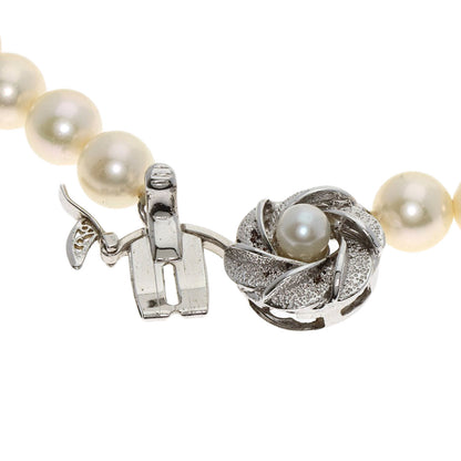 Akoya pearl Pearl Necklace Silver 38.7g　Ladies