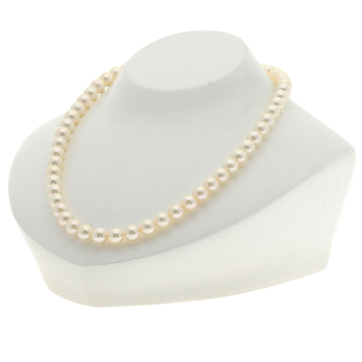 Akoya pearl Pearl Necklace Silver 38.7g　Ladies
