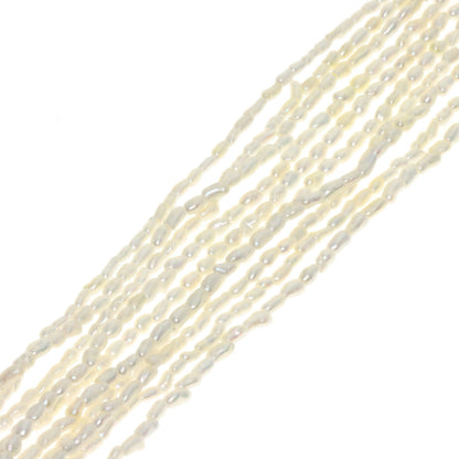 Keshi Pearl Ruby 10 strands Necklace K14 White Gold 29.4g　Ladies