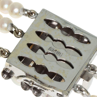 Keshi Pearl Ruby 10 strands Necklace K14 White Gold 29.4g　Ladies