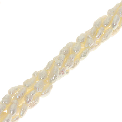Freshwater Pearl 5 rows Necklace Silver 42.2g　Ladies