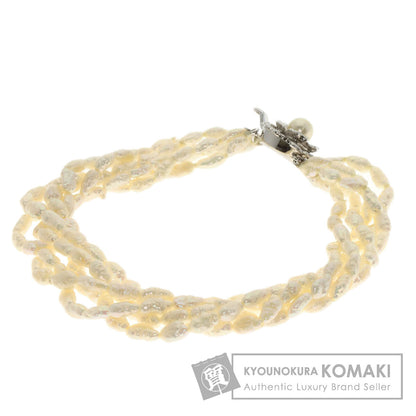 Freshwater Pearl Pearl Bracelet Silver 16.5g　Ladies