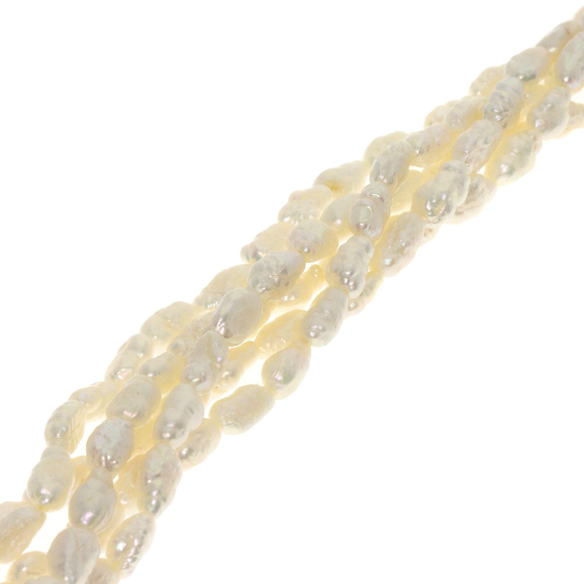 Freshwater Pearl Pearl Bracelet Silver 16.5g　Ladies