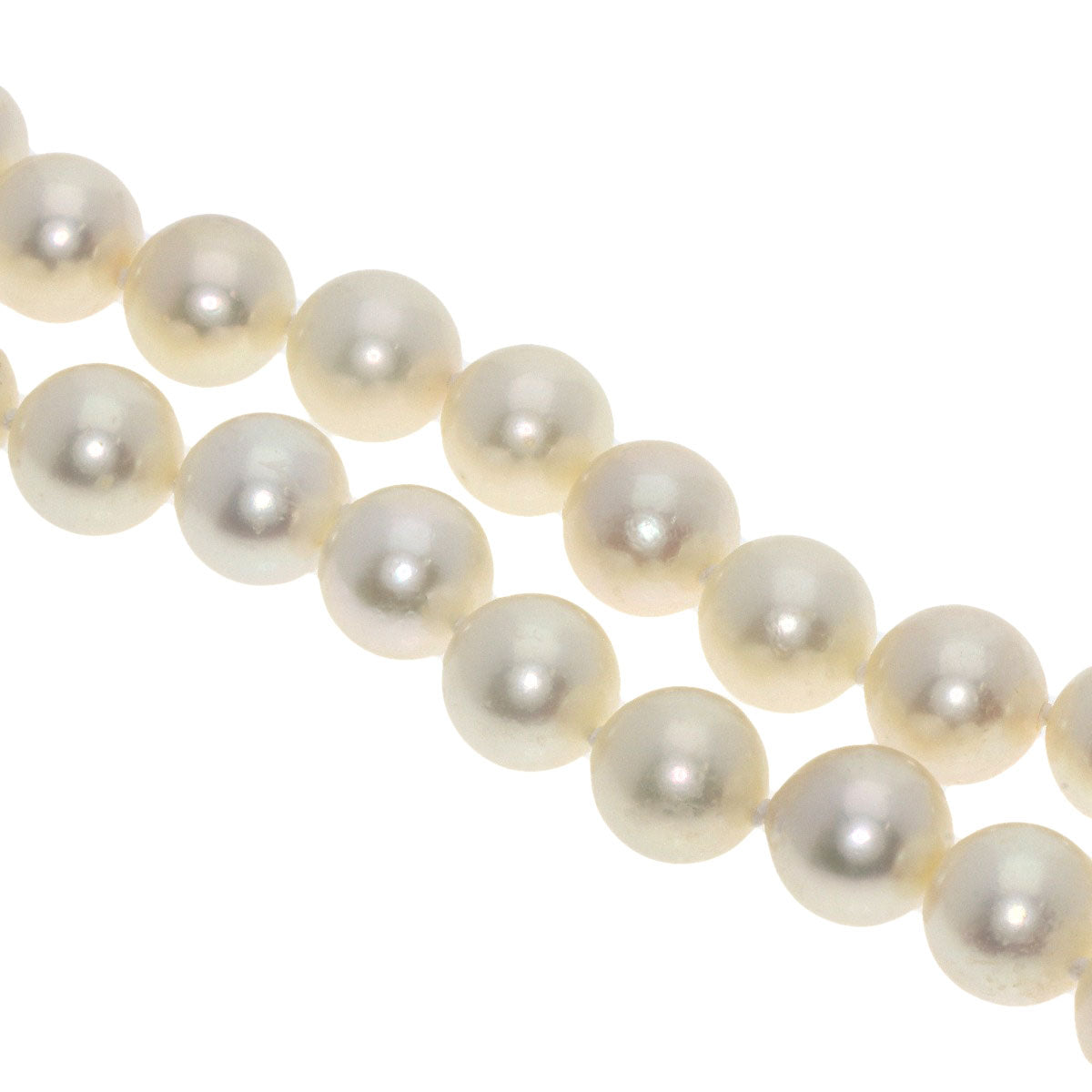 Akoya pearl Pearl Necklace Silver 55.7g　Ladies