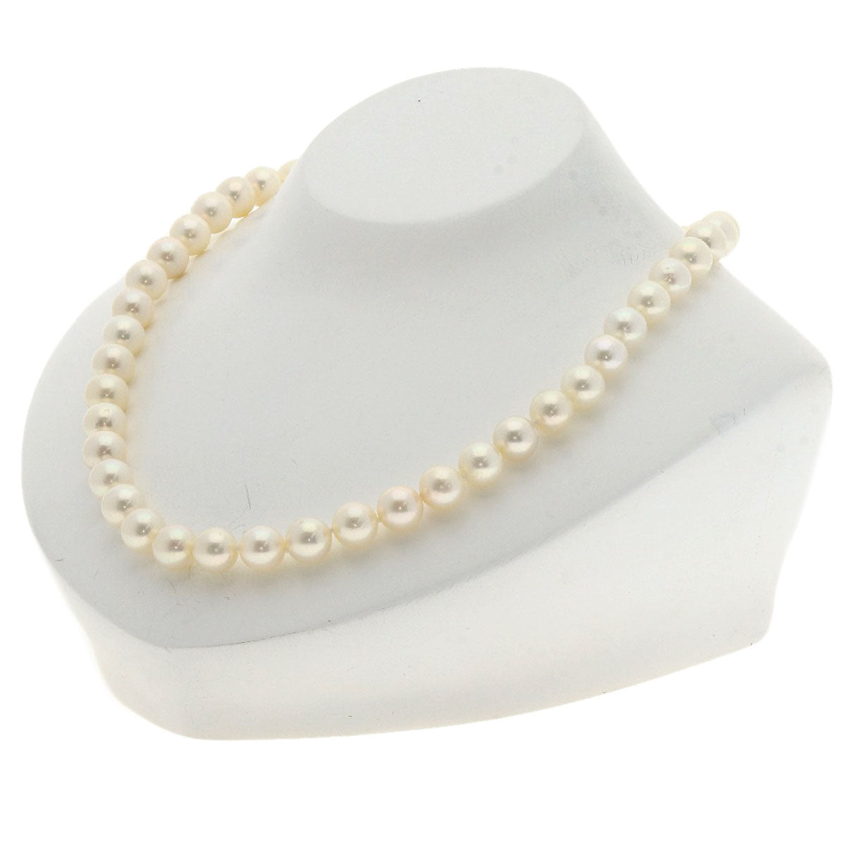 Akoya pearl Pearl Necklace Silver 55.7g　Ladies