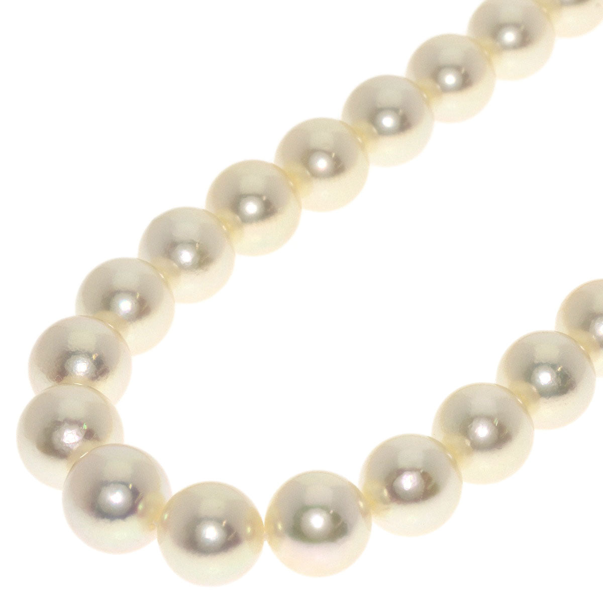 Akoya pearl Pearl Necklace K18 White Gold 36.6g　Ladies