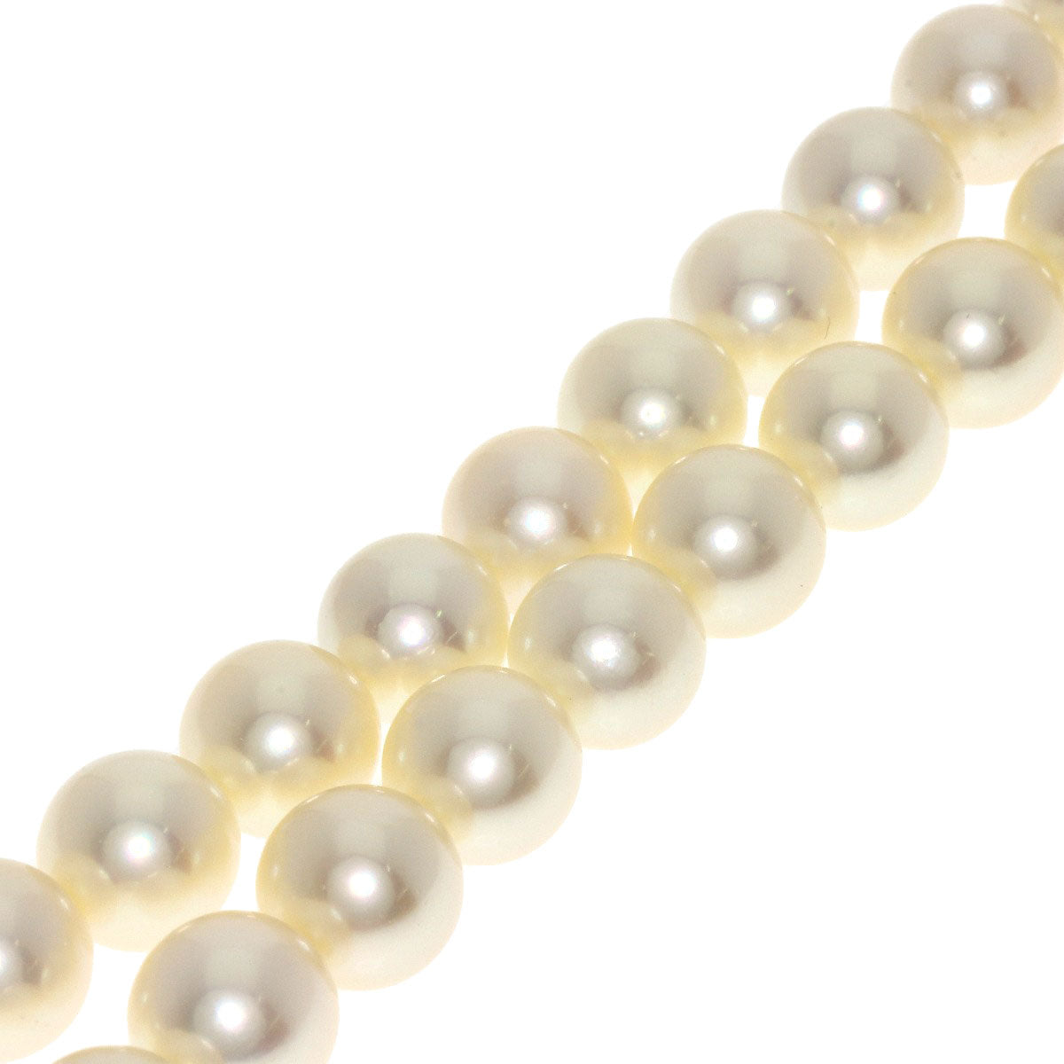 Akoya pearl Pearl Necklace K18 White Gold 36.6g　Ladies
