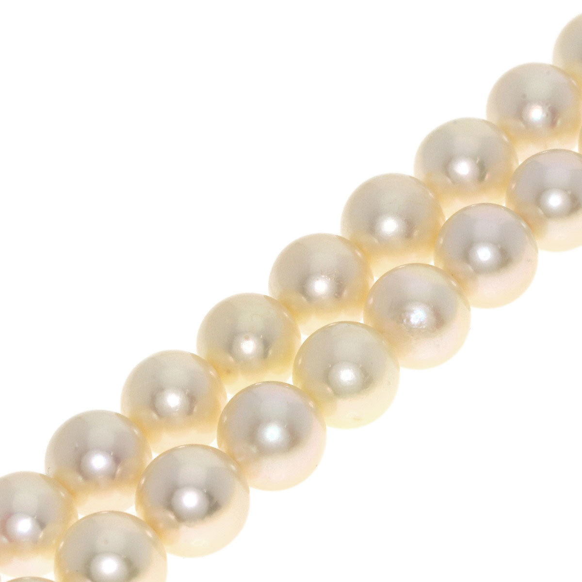 Akoya Pearl Pearl 2 series Necklace Silver 87.8g　Ladies