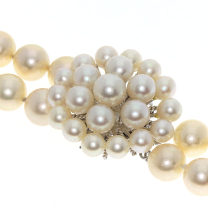 Akoya Pearl Pearl 2 series Necklace Silver 87.8g　Ladies