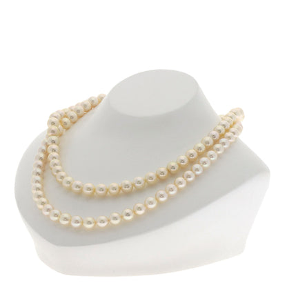 Akoya Pearl Pearl 2 series Necklace Silver 87.8g　Ladies