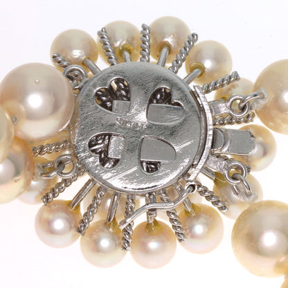 Akoya Pearl Pearl 2 series Necklace Silver 87.8g　Ladies