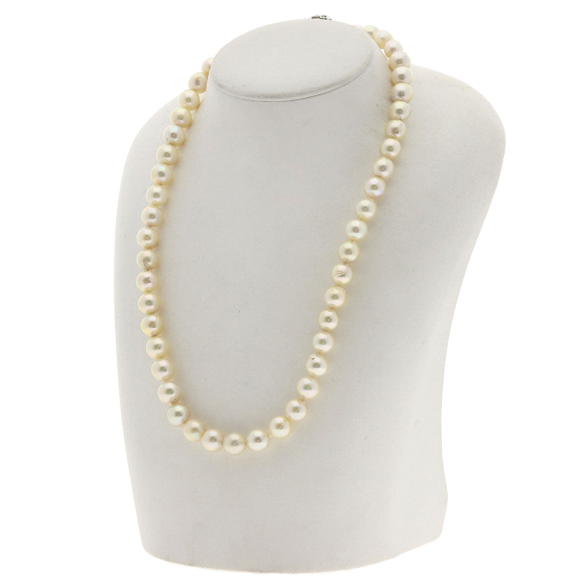 Akoya pearl Pearl Necklace Silver 57.2g　Ladies