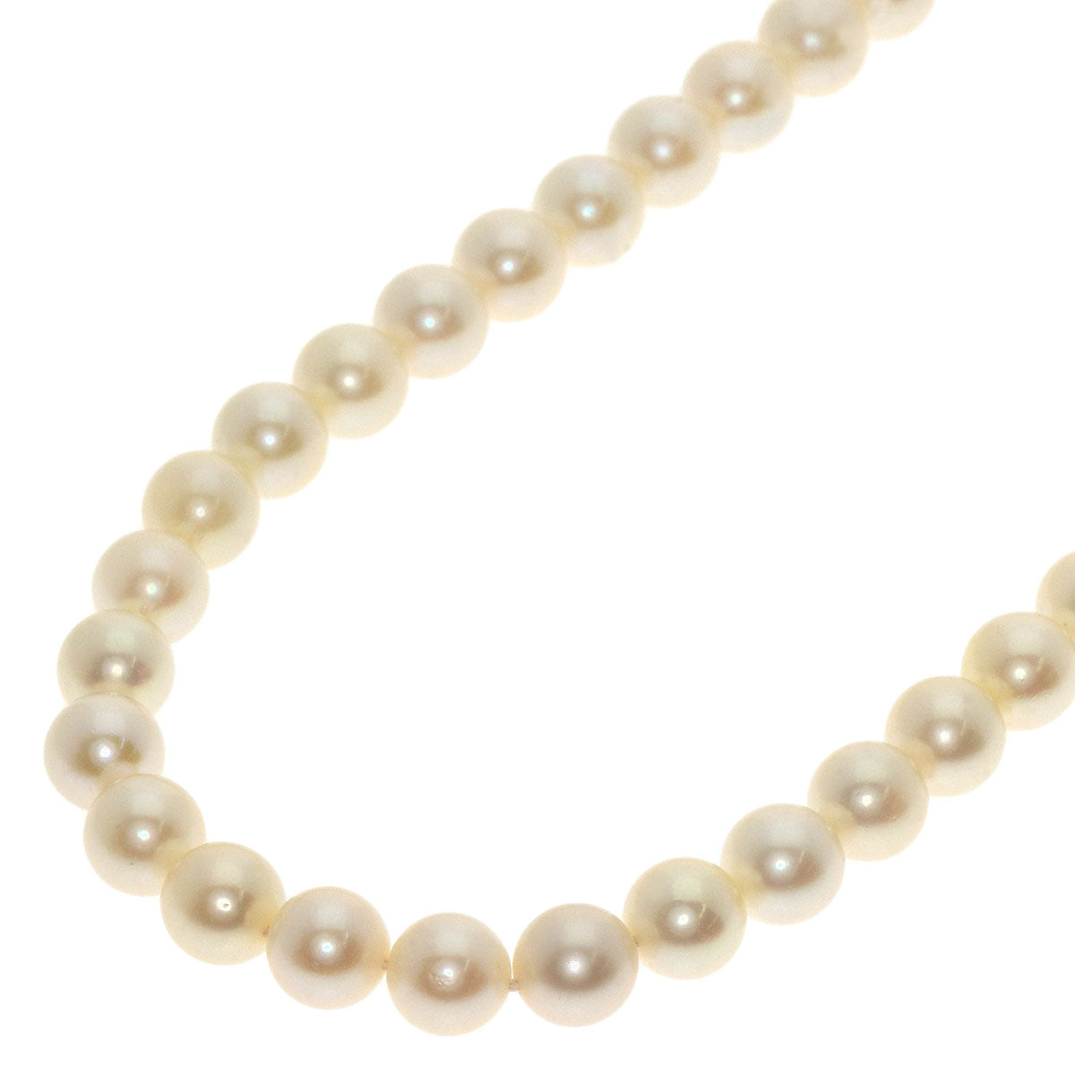 Akoya Pearl Long Necklace Silver 68.2g　Ladies