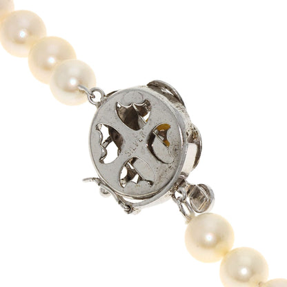 Akoya Pearl Long Necklace Silver 68.2g　Ladies