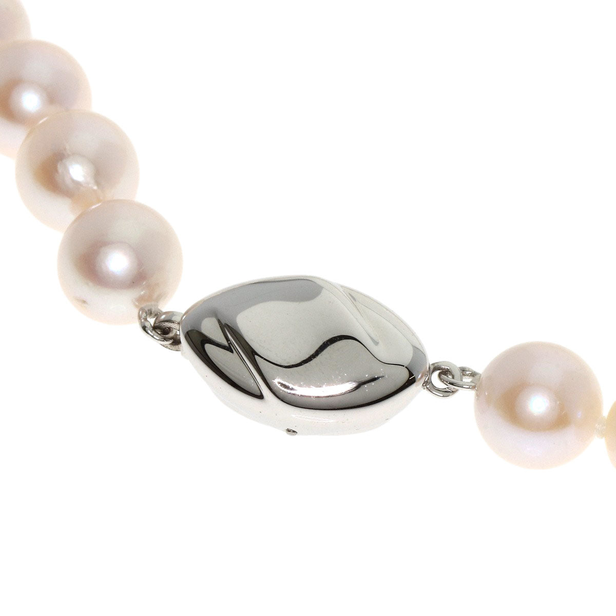 Akoya pearl Pearl Necklace Silver 41.3g　Ladies