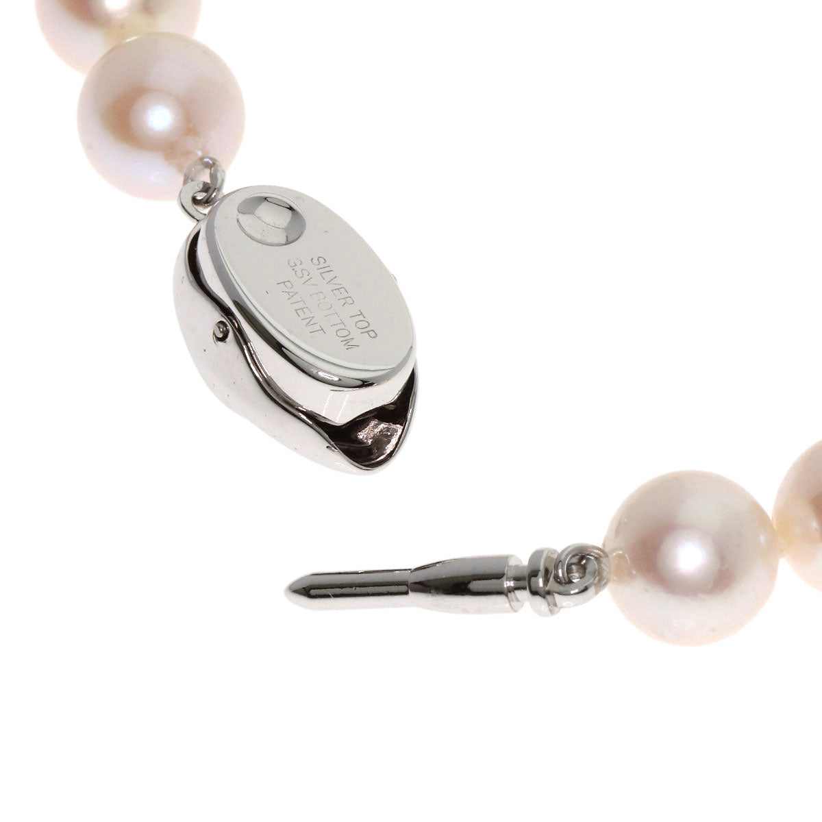 Akoya pearl Pearl Necklace Silver 41.3g　Ladies